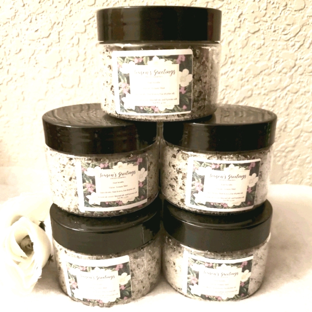 MINT & LEMON FOOT SCRUBS
